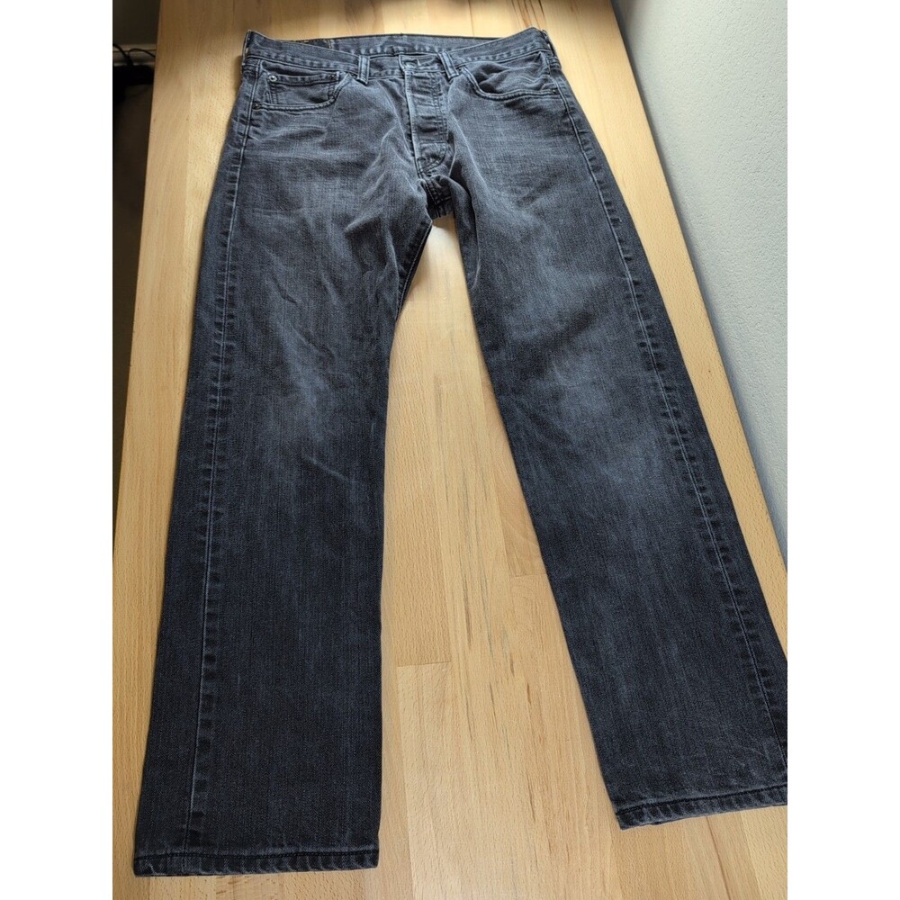 Vintage Levi’s 501 Black Button Fly Jeans Mexico 32x30 (Fits 31x28)